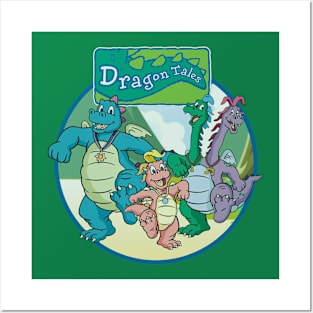 Kids Cartoon Dragons Posters and Art